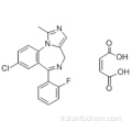 Sel de maléate de midazolam CAS 59467-94-6